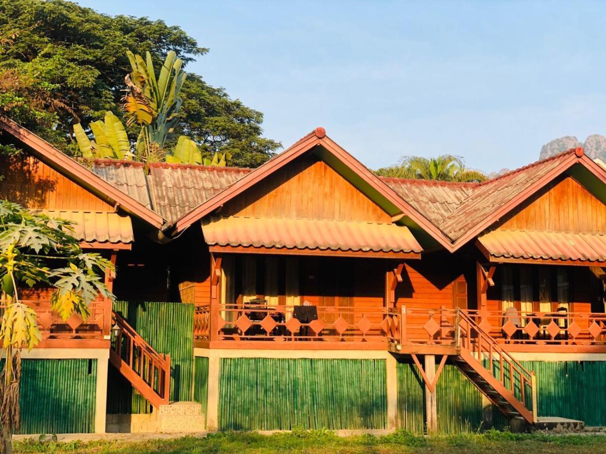 Bungalows Le Jardin Organique Ban Khouaphan Exterior photo